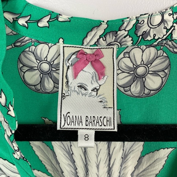 Yoanna Baraschi button front dress with roll tab sleeves - Picture 4 of 16